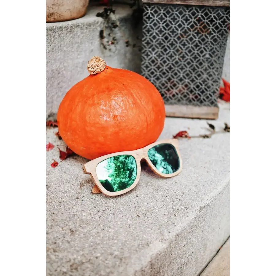 Holz Sonnenbrille - Retro Vintage - für Herren und Damen -