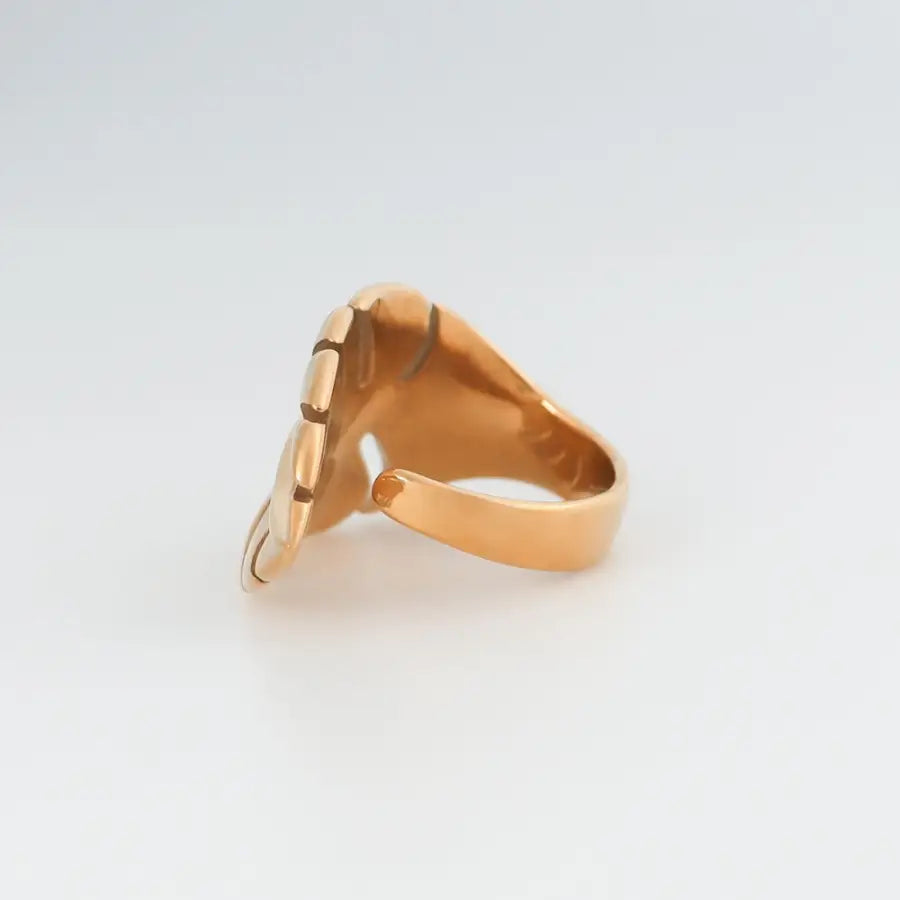 Jungle Chic-Ring vergoldet Damen-Edelstahl Ring Damen-Monstera Blatt Ring-Monstera Ring Damen-Botanischer Schmuck-Blatt Ring-Trend Schmuck-Schmuck Geschenk für Damen-SHELAGO EU-