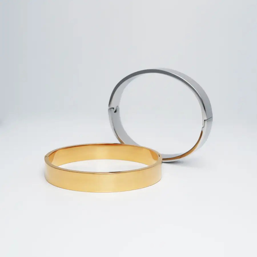 Armreif Damen Edelstahl-Armreif zum Kombinieren-Armreif vergoldet Damen-Stacking Armreif-Layering Armreif-Minimalismus Schmuck-Everyday chic Schmuck-SHELAGO SCHMUCK