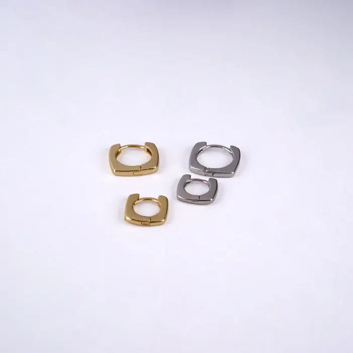 kleine minimalistische Creolen-Ohrringe für den Alltag-mini