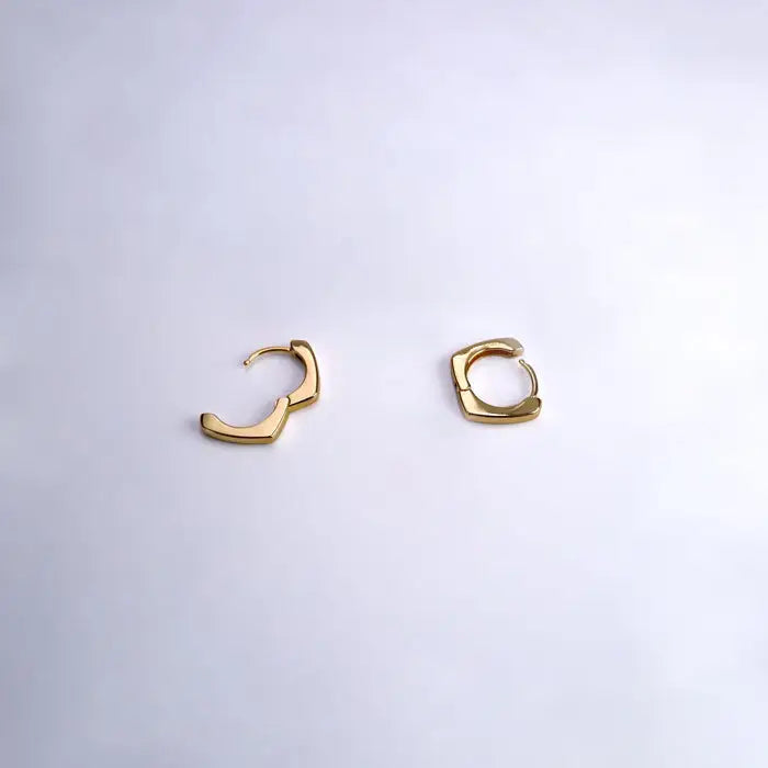 kleine minimalistische Creolen-Ohrringe für den Alltag-mini