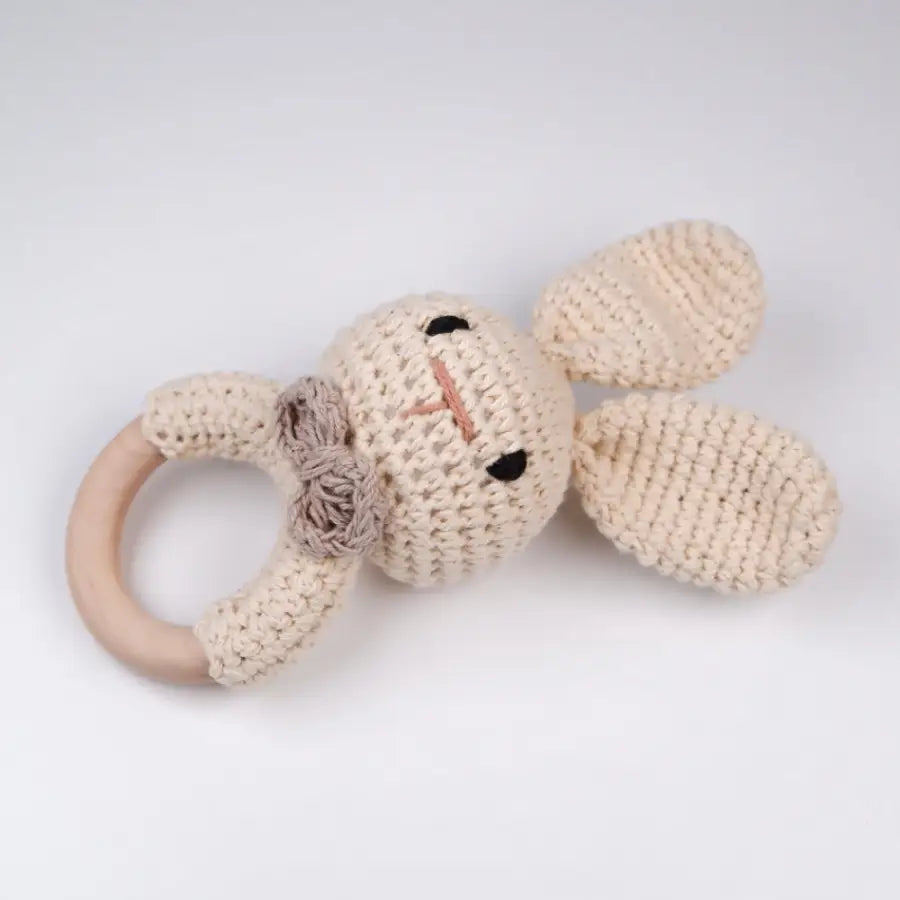 Kleines Geschenk Set Hase-Geschenk Box zur Geburt-Baby Party Geschenk-Mitbringsel zur Geburt-Babyrassel Hase-Geschenksets Für Babys-SHELAGO EU