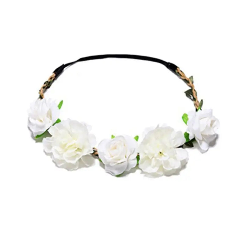 Kopfschmuck Blumenkranz in 4 schönen Farben - Brautjungfern