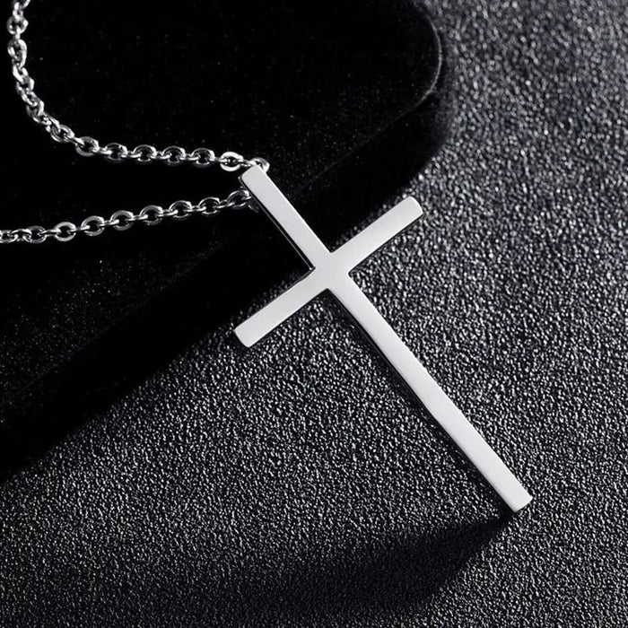 Kreuz Anhänger Halskette-Kreuz Kette für Herren und