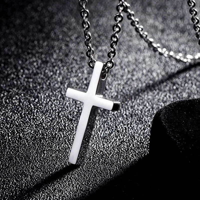 Kreuz Anhänger Halskette-Kreuz Kette für Herren und