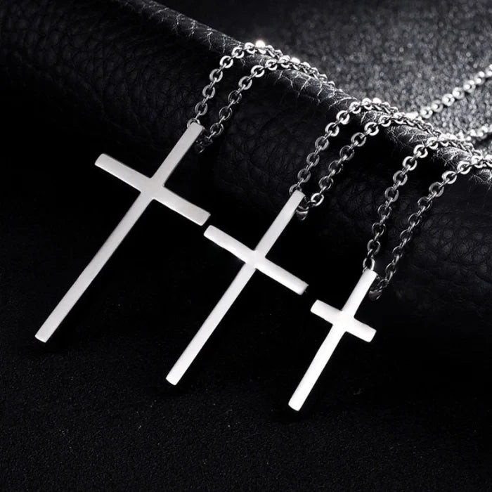 Kreuz Anhänger Halskette-Kreuz Kette für Herren und