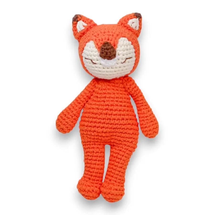 süße Kuscheltiere für Jungs-Stofftier mit Rassel-Plüschtier Fuchs klein-Kuscheltier Fuchs-kleines Fuchs Stofftier-SHELAGO SCHMUCK