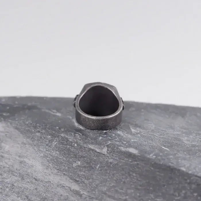 Lucky 13 Ring-Edelstahl Fingerring-Glück 13 Ring-Unisex Punk Schmuck-Biker Totenkopf-Männer Massiv-Geschenkidee Herren-Heavy Metall-Geschenk-shelago eu schmuck-lucky 13