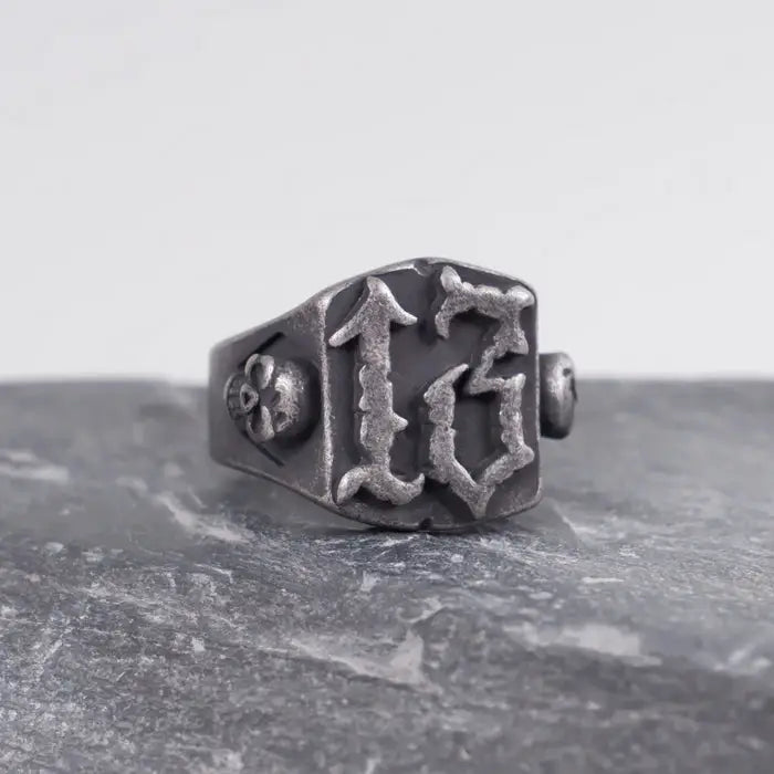 Lucky 13 Ring-Edelstahl Fingerring-Glück 13 Ring-Unisex