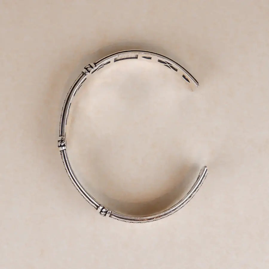 Viking Armreif mit Karo Muster aus Metall - Shelago Schmuck