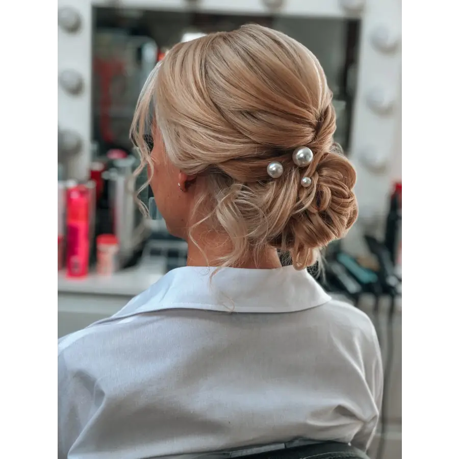 Hochzeit Haarschmuck-Perlen Haarnadel-Brautschmuck