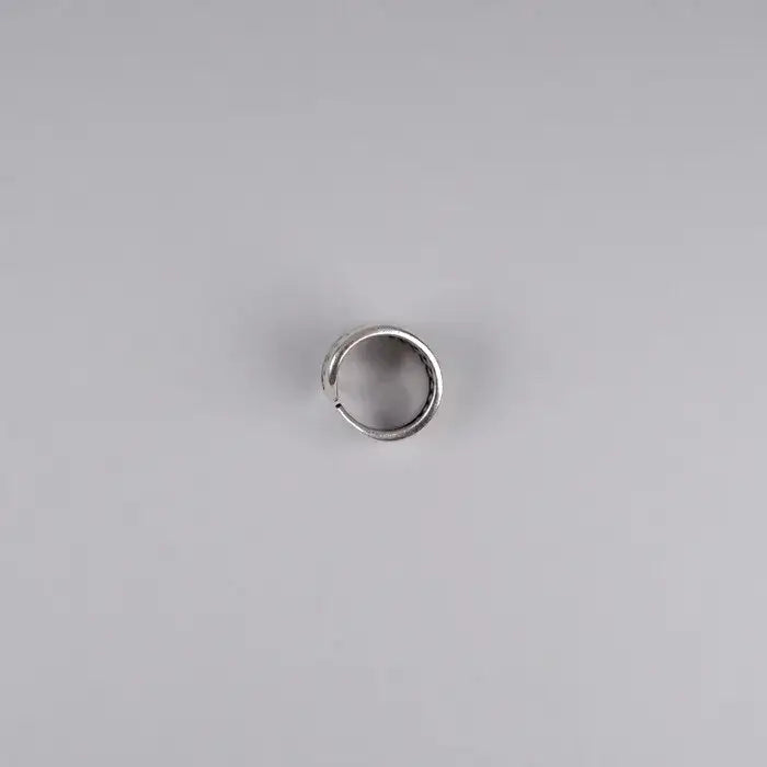 Ring mit Reptil Optik-breiter offener Ring-gewebter Fingerring-Ring geflochten-Edelstahl Schmuck-Geschenk Idee Herren-Ringe Silber Farben-shelago eu schmuck