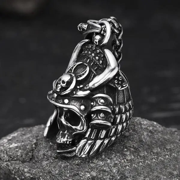 Samurai Schädel Halskette-Japanischer Geist