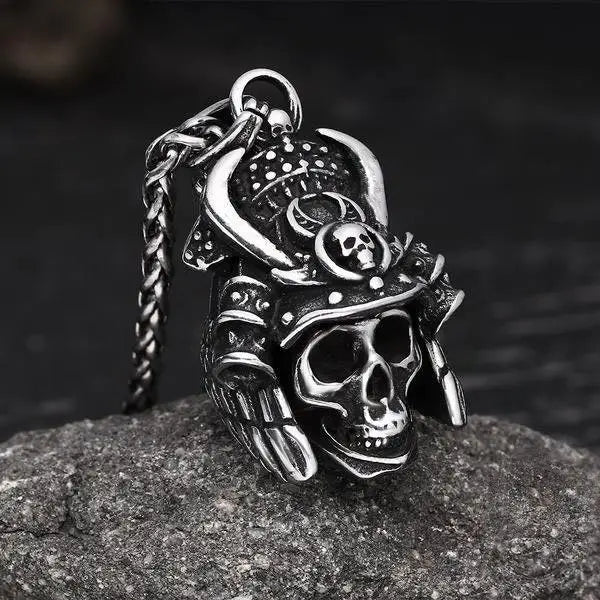 Samurai Schädel Halskette-Japanischer Geist