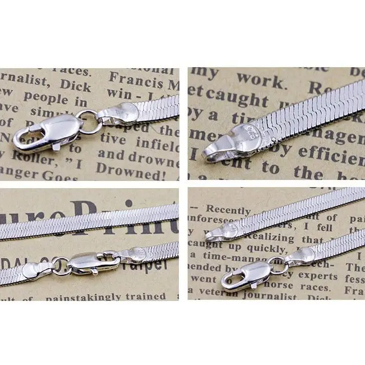 Schlangen Halskette 49,5 cm-eleganter Schmuck-Halskette