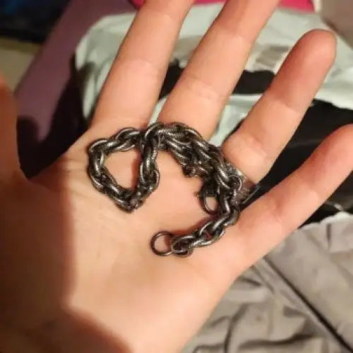 Schwarzstahl Armkette-Wasserfester Schmuck-Biker Schmuck