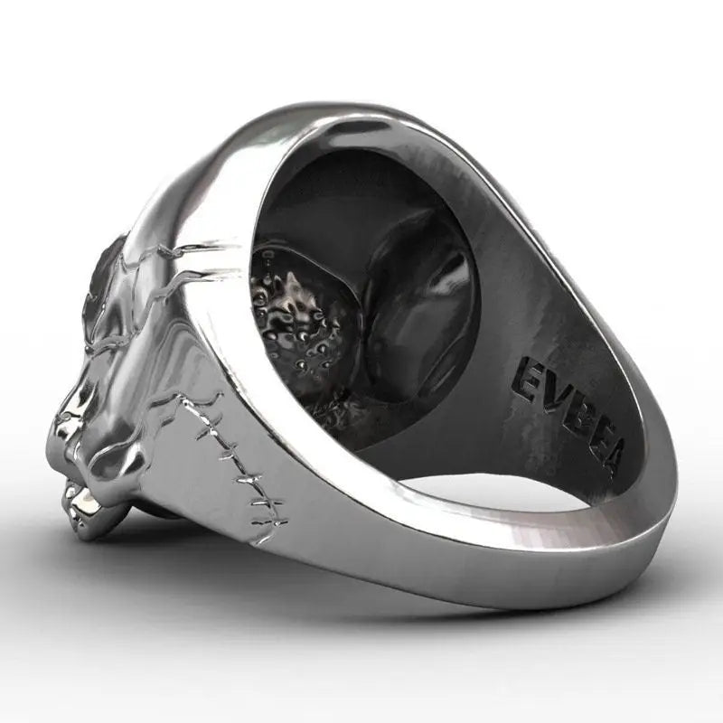 Totenkopf Ring-Fingerring mit Schädel-Gothic Ring-Schmuck