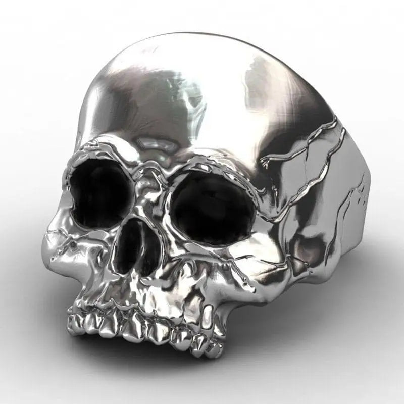 Totenkopf Ring-Fingerring mit Schädel-Gothic Ring-Schmuck