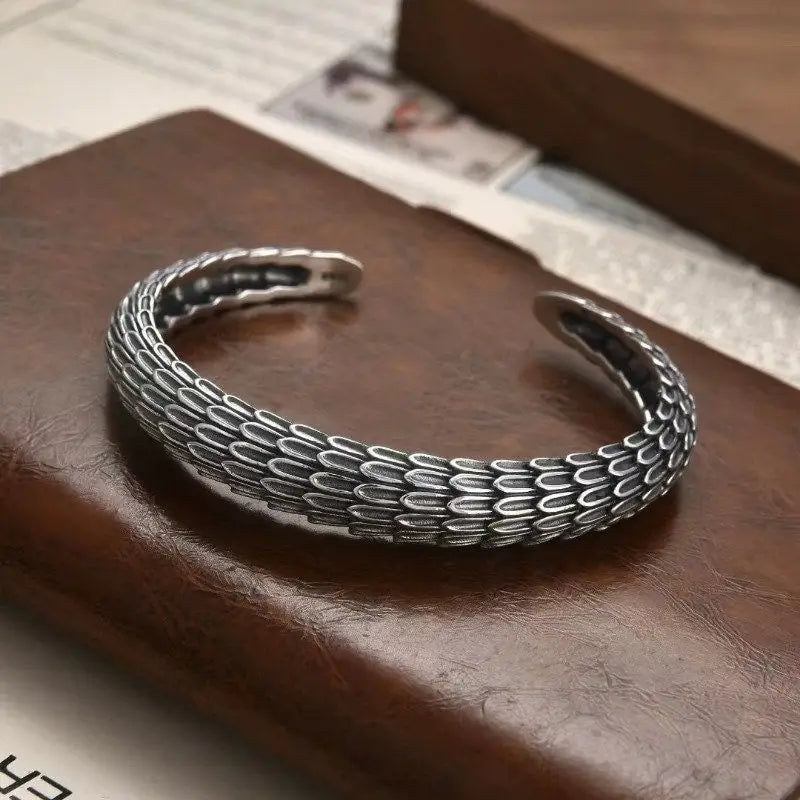 Viking Drache Armreif-Viking Schmuck-massiver