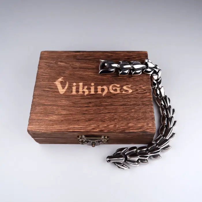 Viking Drachen Armkette-Armband Herren-Drachen