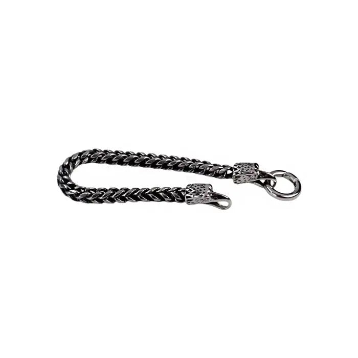 Viking Odin Raben Kopf Armband-Armkette in Massiv
