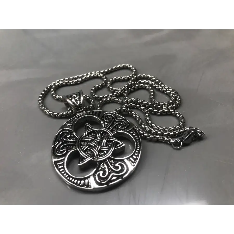 Viking Runen Triskele Halskette-Anhänger Kreis Amulett im