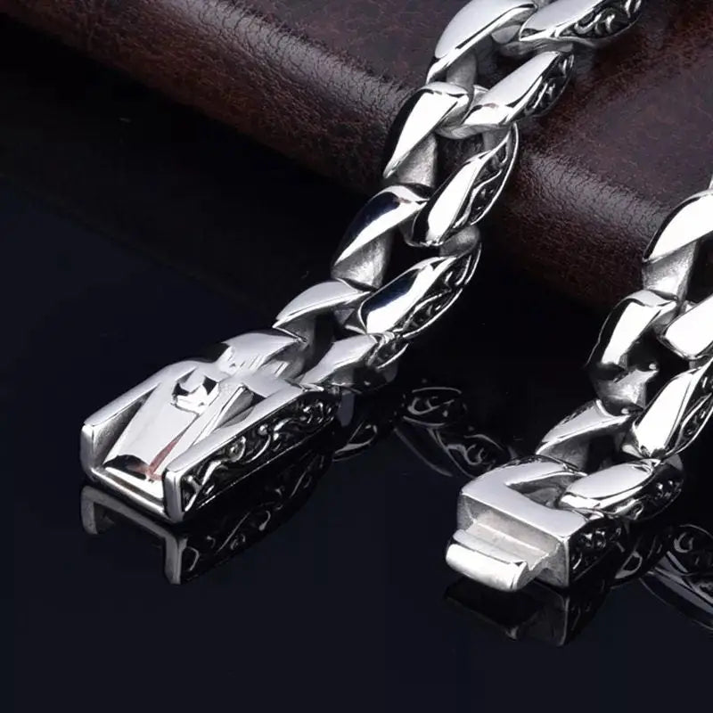 Viking Totem Muster Gliederkette-Armband-Armkette im Retro