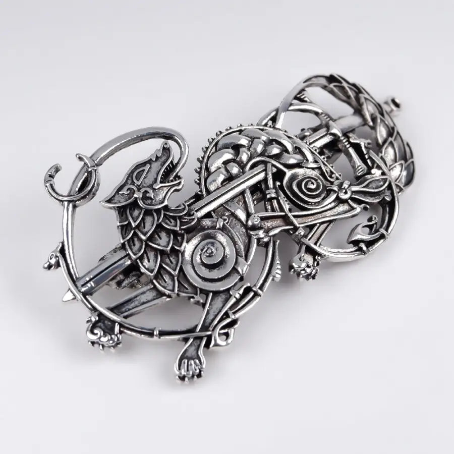 Viking Wolf Haarspange - Haarschmuck