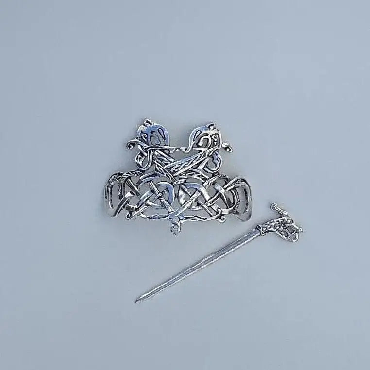 Wikinger Haarnadel-Viking Schmuck-Haarspange-Keltisch-Runen