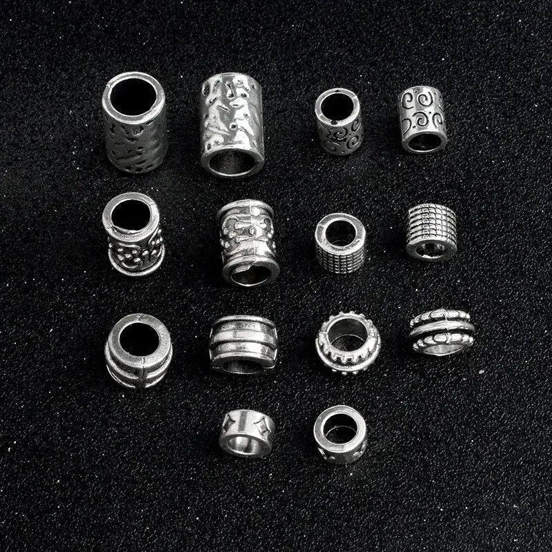 Wikinger Haarschmuck-Dreadlock Perle-Bart Schmuck