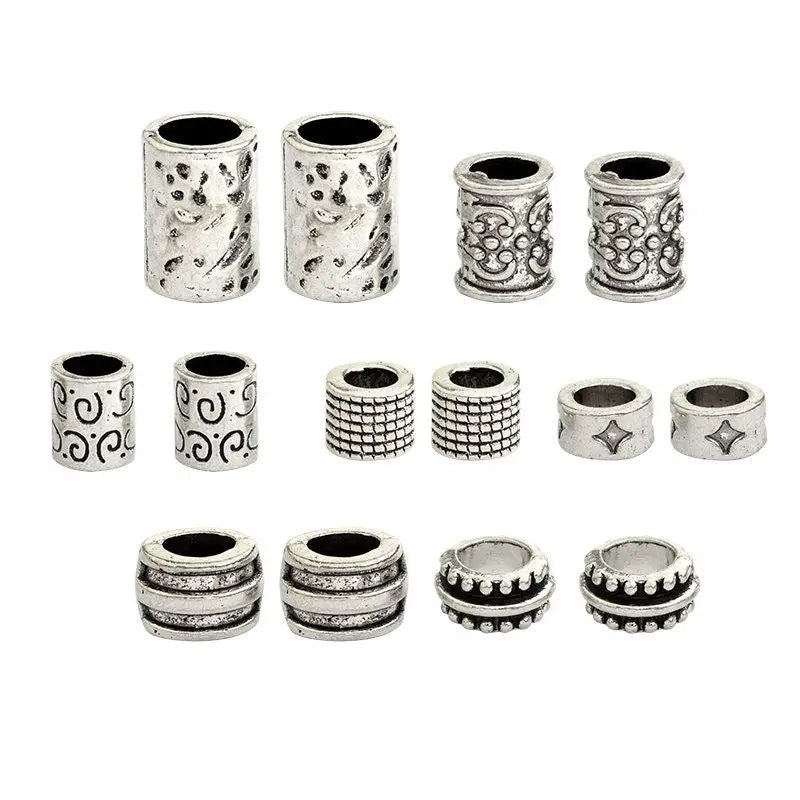 Wikinger Haarschmuck-Dreadlock Perle-Bart Schmuck