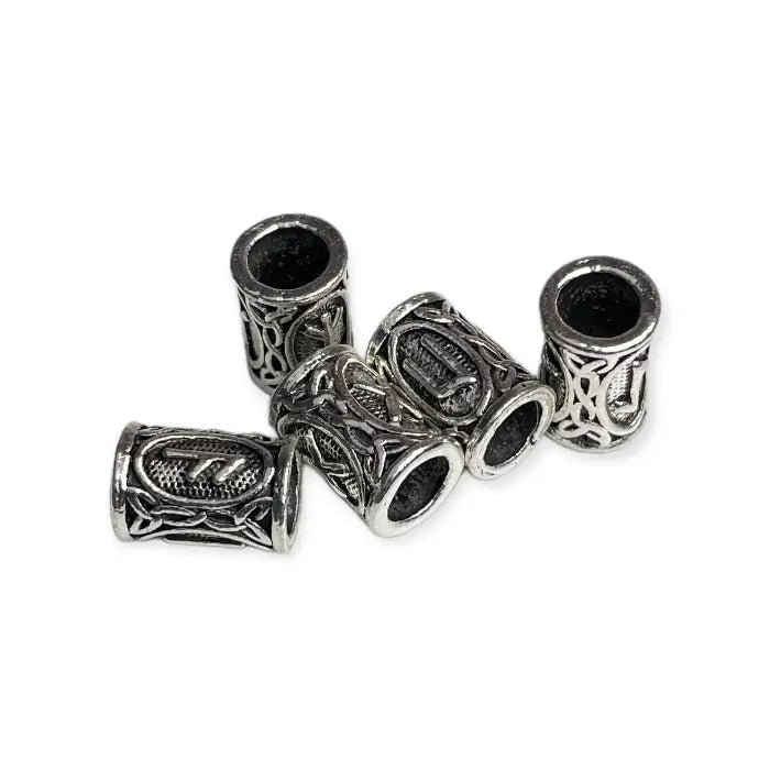 Wikinger Runen Haarschmuck-Haar Perlen Set-Viking Haar