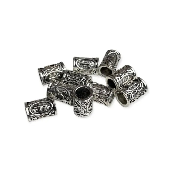 Wikinger Runen Haarschmuck-Haar Perlen Set-Viking Haar