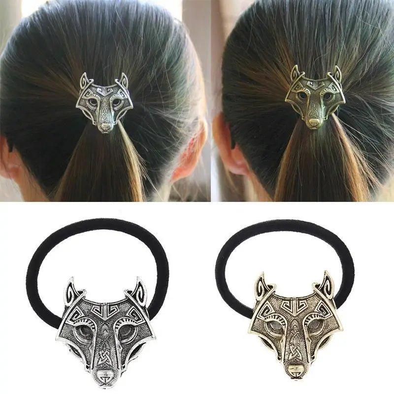Wolf Haarschmuck-Viking Haarband-Schmuck Keltisch-Zopf