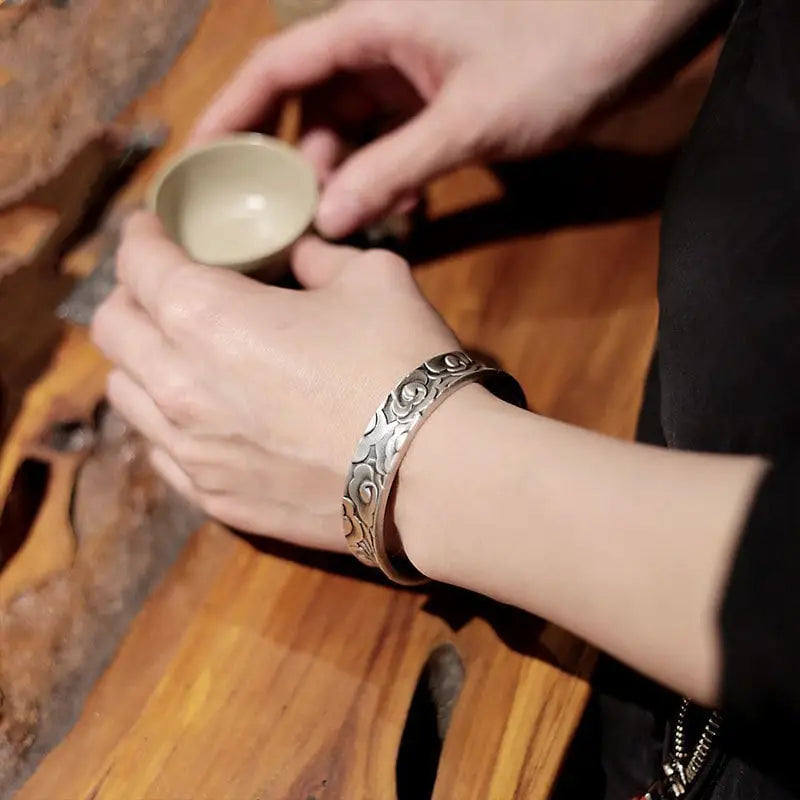 Wolken Muster Armreif-breiter Armreif-Armband