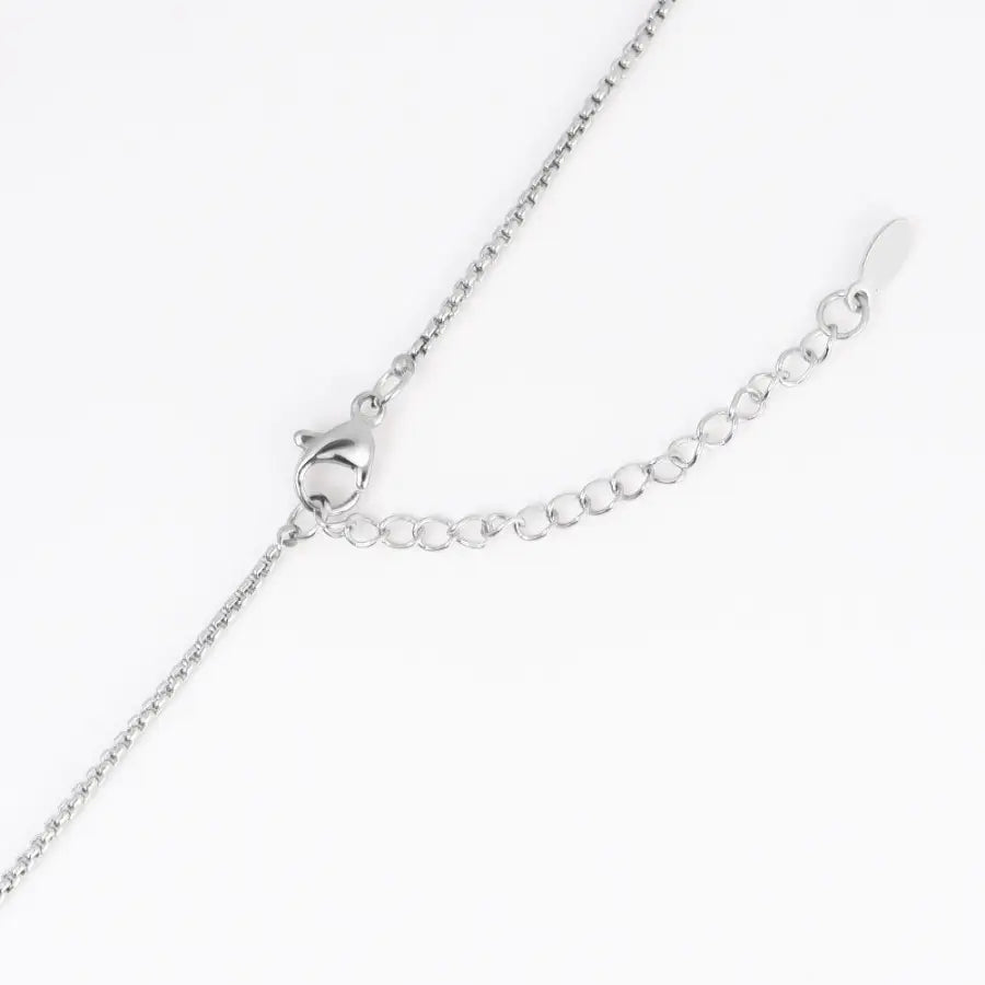 Y-Kette mit Anhänger-Triangle Y-Kette mit Anhänger-Statement minimal Schmuck-Silberne Y-Kette-Minimalistische Venezia-Kette-Minimalistische Halskette-SHELAGO SCHMUCK