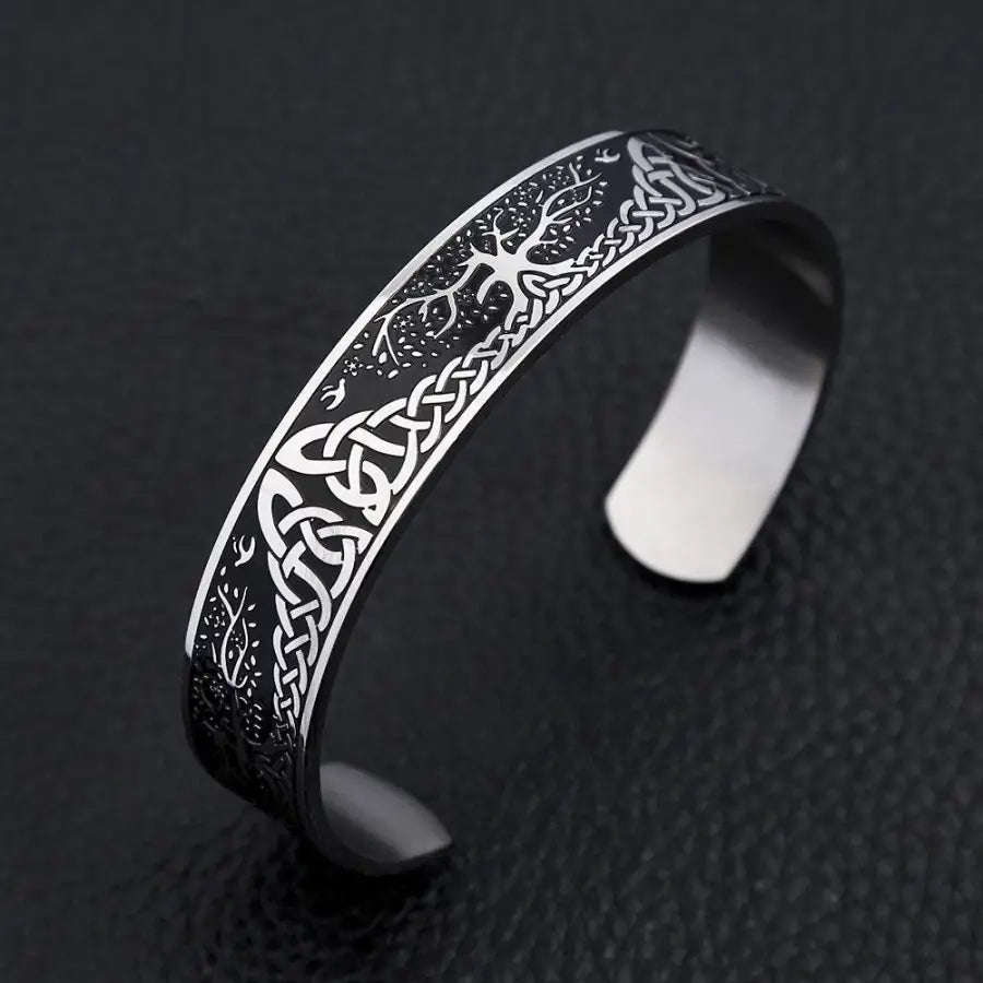 Yggdrasil Armspange-Viking Armreif-Wikinger Schmuck