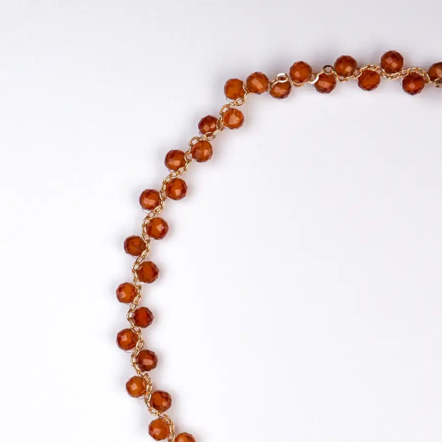 Perlenarmband Damen-Natursteine schmuck-Naturstein Armband-Granat Stein Armband-Gold Armband Damen-Echtstein Granat Gold-SHELAGO SCHMUCK