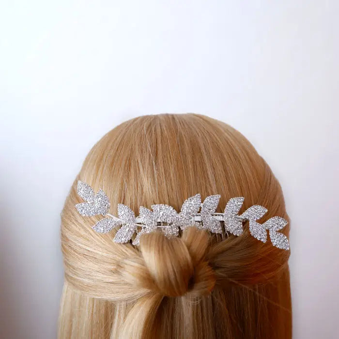 Blätter Haarkamm Hochzeit Haarschmuck Braut Schmuck