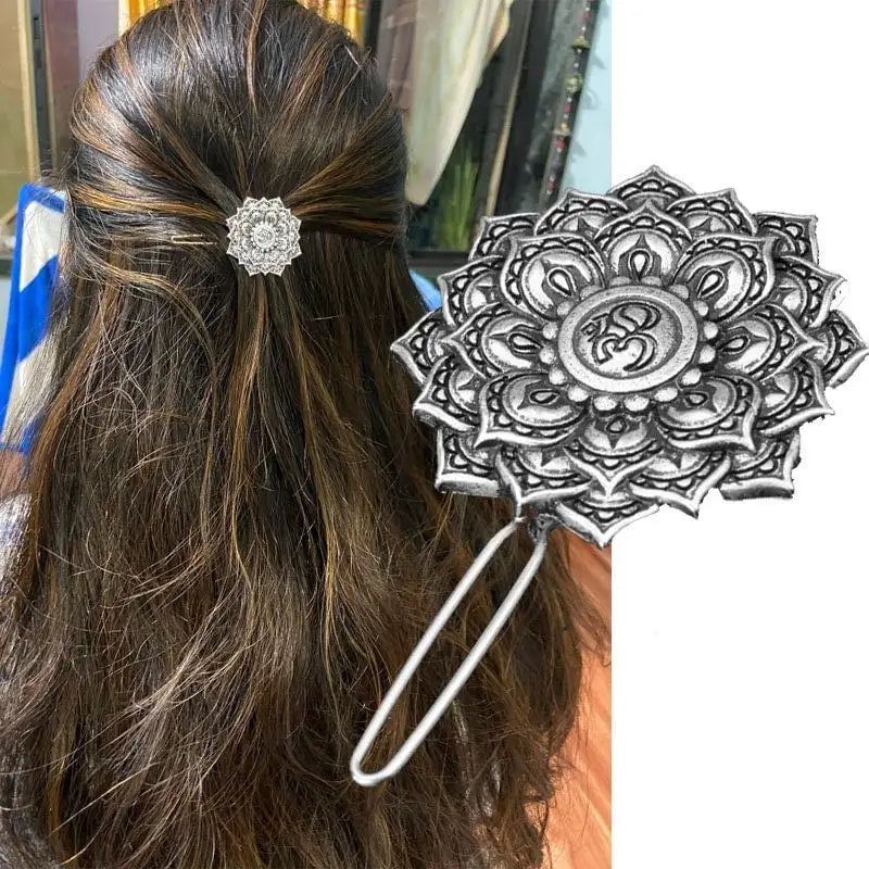 Blumen Haarspange im Vintage Stil-Yoga Haar Schmuck-Haar