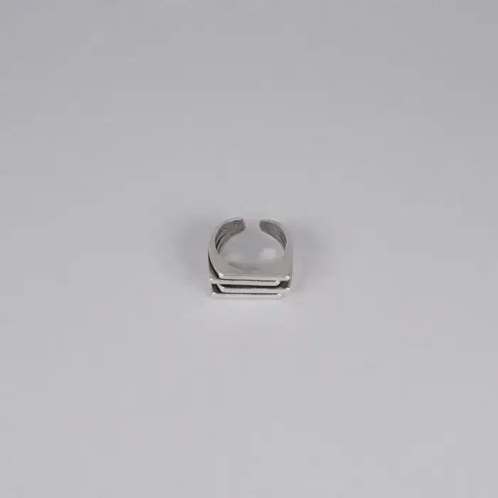 breiter Balken Ring-offene Ringe-Damenring-Schmuck minimalistisch-breite Ringe-Männer Ringe-Geschenk Idee-geometrischer Ring-Statement Ringe-shelago eu schmuck