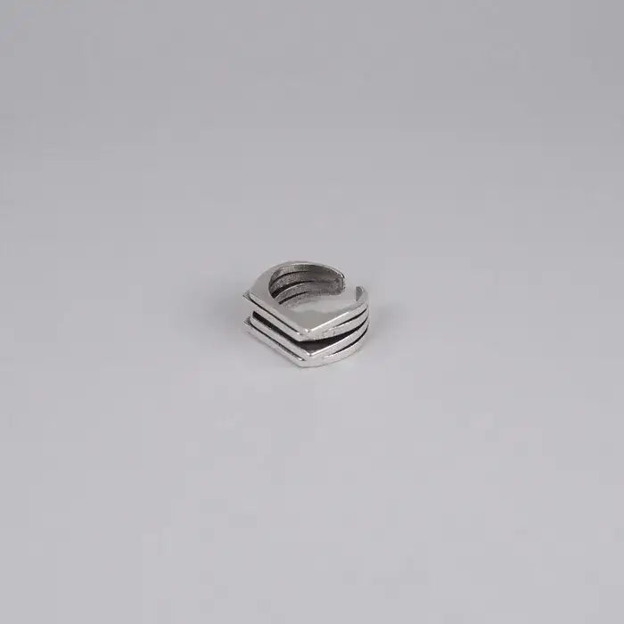 breiter Balken Ring-offene Ringe-Damenring-Schmuck minimalistisch-breite Ringe-Männer Ringe-Geschenk Idee-geometrischer Ring-Statement Ringe-shelago eu schmuck