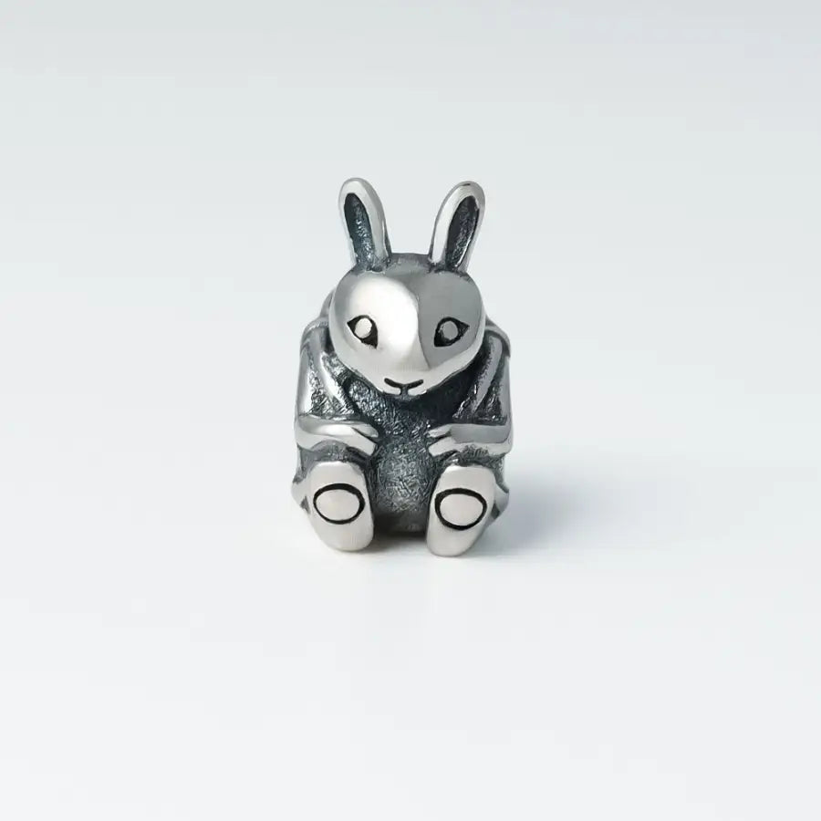 Osterhase Charm-Ostergeschenk für Mama-Oster Charm Anhänger-Kleiner Hase Anhänger-Glücksbringer-Geschenk Freundin-Frühlings Charm-Shelago EU