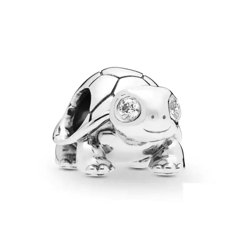 Charm Schildkröte-Schildkröte Charm Anhänger-Charm Schildkröte mit Zirkon-Jahrestag Geschenk für Sie-Geschenke zum Muttertag-Shelago Schmuck