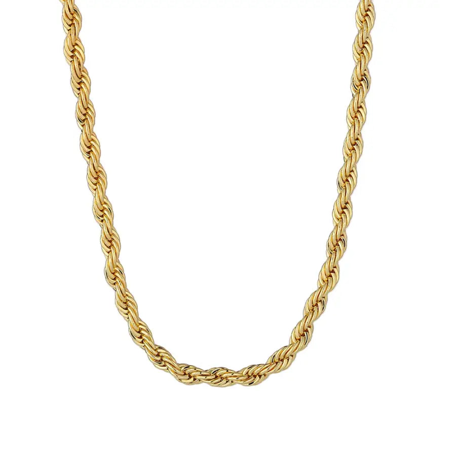 dünne Kordel Halskette-Kina-in Gold und Silber