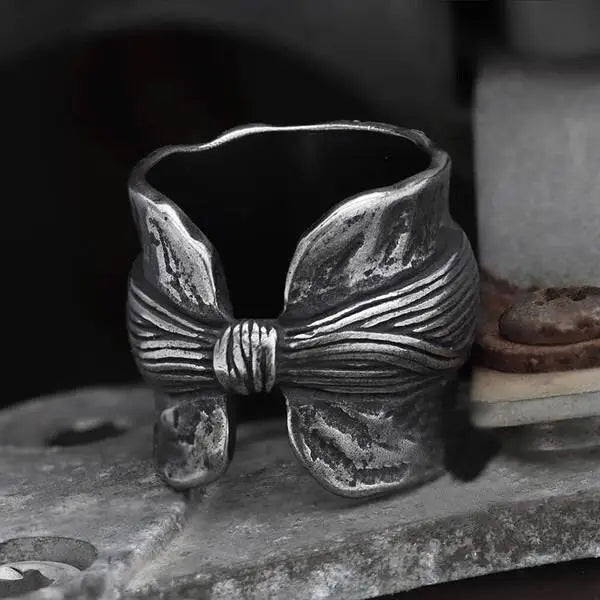 Einfacher Viking Hammer Ring-Fingerring in Silber Farbe im