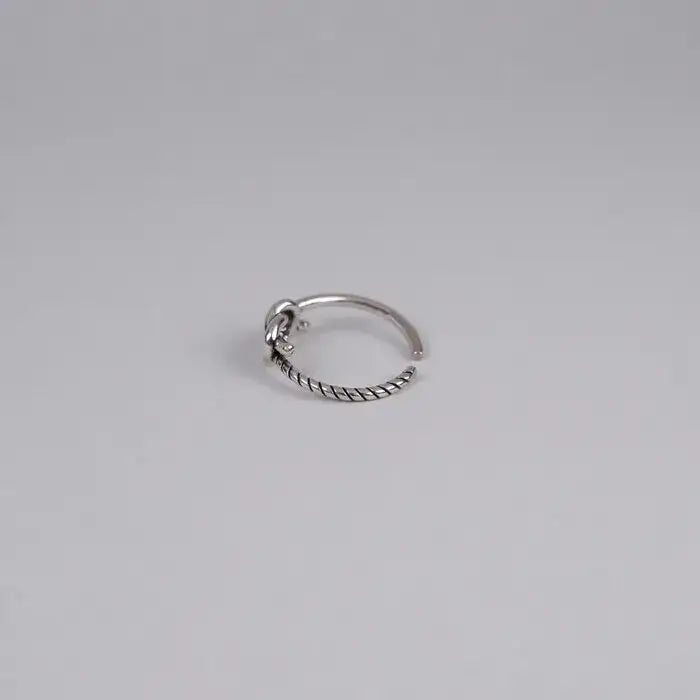 Feiner Knoten Ring-verstellbar Handschmuck-fein, minimalistisch-Partnerschaft Ring-Ewiges Band-Schmuck Geschenk-Freundschaftsring-Paarringe-shelago eu schmuck