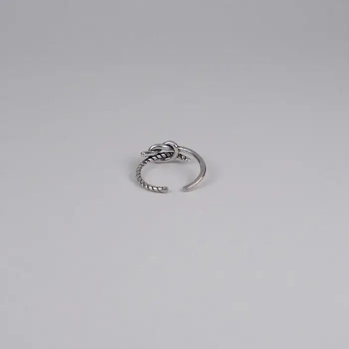 Feiner Knoten Ring-verstellbar Handschmuck-fein, minimalistisch-Partnerschaft Ring-Ewiges Band-Schmuck Geschenk-Freundschaftsring-Paarringe-shelago eu schmuck