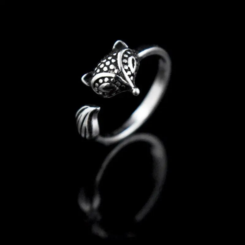 Fuchs Ring-Schmuck für Mädchen-fein minimalistisch-kleiner