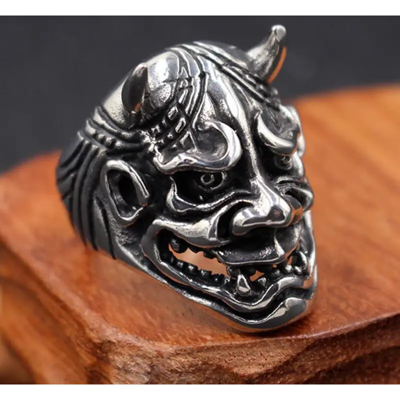 Geister Ring-Japanischer Dämon-Statement Ring-Oni